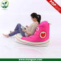 Sapatos em forma de beanbag adulto sofá sofá beanbag barato